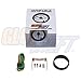 GlowShift White 7 Color 30,000 PSI Fuel Rail Pressure Gauge - Compatible with 6.6L Chevy Duramax 2002-2018 & 5.9L / 6.7L Dodge Cummins Diesel 2003-2018 - White Dial - Clear Lens - 2-1/16