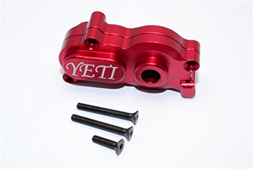 Axial Yeti (AX90026) & Yeti SCORE (AX90068) Upgrade Parts Aluminum Center Transmission Case - 2Pcs Set Red