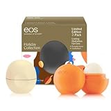 EOS 2017 Limited Edition Holiday Collection 2-Pack, Vanilla Bean and NEW Natural Pumpkin Spice lip balms