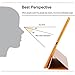 BESDATA Ultra Thin Magnetic Smart Cover [Wake/Sleep Function]& Translucent Back Case for 2014 Apple iPad Air 2 + Screen Protector + Cleaning Cloth + Stylus (Orange)