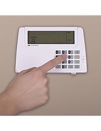 Sabre Home Series ampliable sistema de seguridad sistema de alarma inalámbrico Incluye sensores de movimiento Puerta y Ventana visualización LCD de visualización táctil y control remoto clave Fob DIY Fácil Instalación