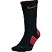 Nike Dri-FIT Elite Crew Basketball Socks Black/Varsity Red/Varsity Red Size X-Large