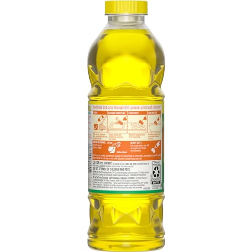 PINE-SOL MULTI-SURFACE CLEANER, LEMON FRESH, 24 FLUID OUNCES (PACKAGE MAY VARY)