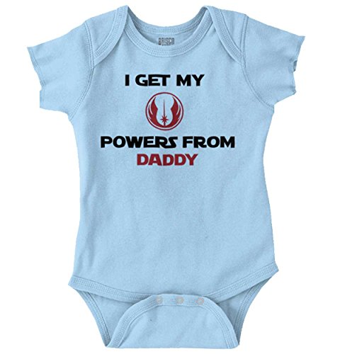 Powers from Daddy Sci-Fi Baby Nerd Star Tee Romper Bodysuit