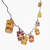 Fun Express Tiki Head Light String Set Luau Party Patio Lights