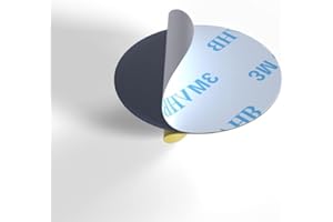 eQualle Adhesive Double-Sided Dots – 3-Pack 1.38 Inch Round Sticky Pads with Cleaning Pad, Fits PopSocket Phone Grips, Strong