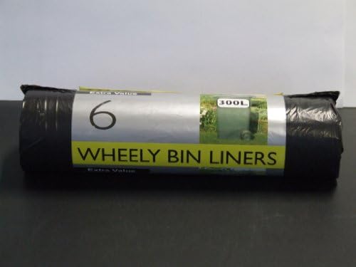Wheelie Bin Liners Pack of 6 300 litre