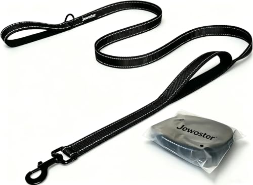 JEWOSTER Dual Handle Dog Leash