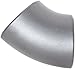 Stainless Steel 304/304L Pipe Fitting, Long Radius 45 Degree Elbow, Butt-Weld, Schedule 10, 2-1/2