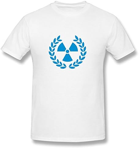 Billwu Men's Radio Active T-shirt - XL White