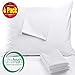 Niagara 4 Pack Pillow Protectors Standard 20x26 Inches Lab Certified Ultra Fresh Treated 100% Cotton Non Crinkle Quiet Breathable Zipper Covers Cases White