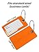 Luggage Tags Business Card Holder by TUFFTAAG - Durable Travel ID Bag Tag, Secure & Flexible, Perfect for Suitcases, Backpacks, and Carry-Ons, Easy Identification