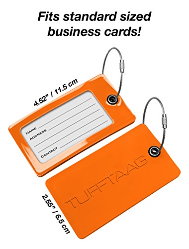 Luggage Tags TUFFTAAG, Business Card Holder, Suitcase Labels, Travel Accessories