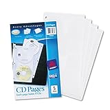 Avery 75263 Two-Sided CD Organizer Sheets for Three-Ring Binder (Pack of 5)