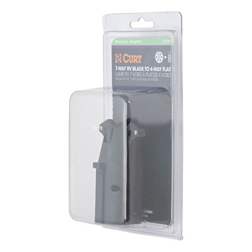 CURT 57241 7-Way RV Blade Electrical Adapter