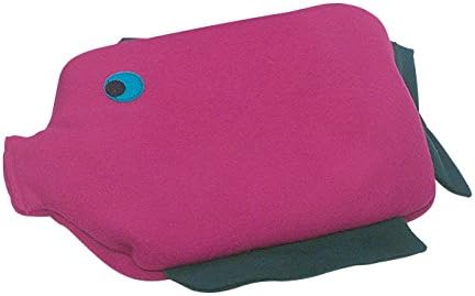 Bodysense FI Special Needs Fisheze Weighted Pillow, 2 lb., Soft Fleece/Vinyl, 9" x 7" Size, Pink