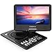 COOAU Portable DVD Player 11.5" with Game Joystick, Swivel HD Screen, Support Multi-Format, Region Free, Long Lasting Battery, Support AV-in/AV-Out/SD/USB, Black primary