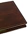Thick Top Grain American Cowhide Leather Cover by DIY Indispensables for Included US Military Log Record Book 5-1/4 x 8 Inch NSN 7530-00-222-3521 Refillable Made in USA (Saddle Rustic)