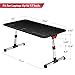 SAIJI Laptop Table Bed Desk, Adjustable Lap Desks Bed Trays for Eating, Foldable Portable Standing Desk, Notebook Stand Breakfast Reading Holder for Sofa Couch Floor (Black)thumb 2