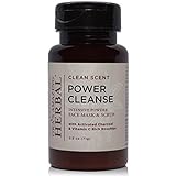 Power Cleanse Intensive Organic Microdermabrasion Rosehip Face Scrub Activated Charcoal Powder Mask & Exfoliating Cleanser Face Scrub Powder For Acne, Rosacea (Clean Scent) Frankincense, Honey, Clay