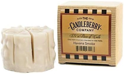 Candleberry Candle Havana Smoke It's a Piece of Cake Scented Wax Melts