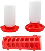 VandanCoop 1kg Chick Feeder & 1L Waterer Set Poultry Pigeon Coop Automatic view 3