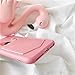 UnnFiko Leather Wallet Phone Case with Credit Card Holders, Lace Dog Pocket Cover with Card Slots for iPhone 7 Plus/iPhone 8 Plus (Pink, iPhone 7 Plus / 8 Plus)