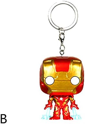 Edwiin Key Fob Avengers Collectible Car Key Fob Key Chain Mobile Phone Pendant Fans b