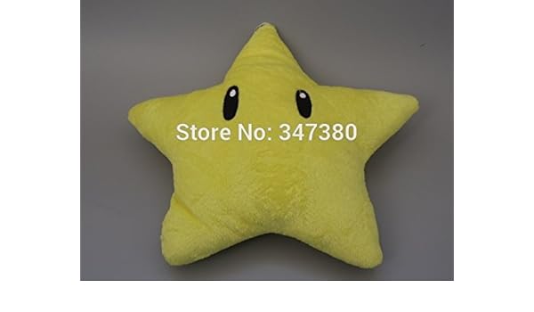Amazon Com Retail Super Mario Bros Star Plush Dolls Cushion