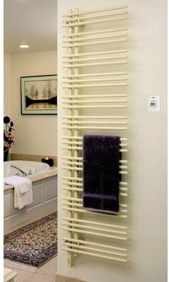 Runtal VTRELD-6923-9002 Versus Electric Towel Radiator Direct Wire Left-Hand 69-in H x 23-in W Gray White