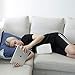 AmazeFan Knee Pillow, Orthopedic Leg Pillow Use 4d Air Mesh Fabric&Slow Rebound Memory Foam with Removable Cover, Relieve Back Pain