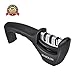 Knife Sharpener, MABOLON 3-Stage Kitchen Knife Sharpener, Helps Repair, Sharpening for All Dull Knife,Scissors Chefs and Pocket Knives,Cleaning Cloth Included