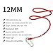 NIECOR 12MM Outdoor Climbing Rope 10M(32ft) 20M(64ft) 30M (98ft) Static Rock Climbing Rope, Escape Rope Ice Climbing Equipment Fire Rescue Parachute Rope (Red, 10m(32ft))