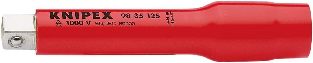 KNIPEX Extension Bar with Internal/External Square 3/8" 125 mm, 98 35 125