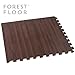 Forest Floor 3/8 Inch Thick Printed Foam Tiles , Premium Wood Grain Interlocking Foam Floor Mats, Anti-Fatigue Flooring, Cherry, 200 Sq Ft