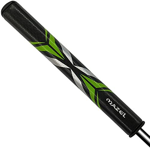 MAZEL Ultra Light Golf Putter Grip for Men, Non-Slip Pattern, Comfortable Feel and Excellent Push for Golfer (PU Green)