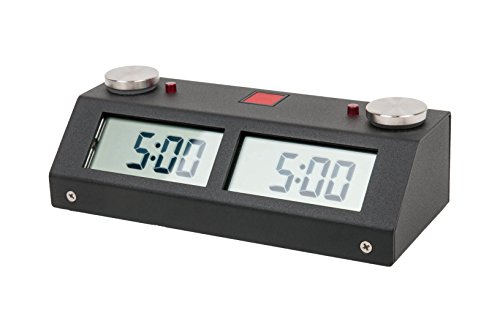 Chronos GX Digital Game Chess Clock - Touch - Black