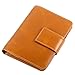 AINIMOER Women's Small Genuine Leather Bi-Fold Wallet Multi Card Organizer Pocket with Zipper