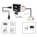 HDMI to RCA Converter, PeoTRIOL 1080P HDMI to AV 3RCA Composite CVBS Video Audio HDMI2RCA Adapter Box Support PAL/NTSC for PC Laptop Xbox Blue-Ray PS4/PS3 HD TV VHS VCR Comb Camera DVD Color Box