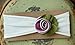 Lovely Ovely Unusal Cotton Girls Baby Purple Rose White Hairband Headband
