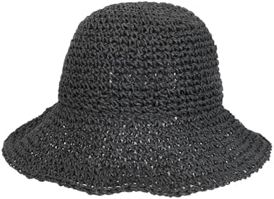 Sun Hats for Women Straw Bucket Hat Beach Hats for Women  display picture 3
