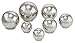 Kovot 7 Piece Garden Sphere Set - 7 Stainless Steel Gazing Balls Ranging from 2 3/8