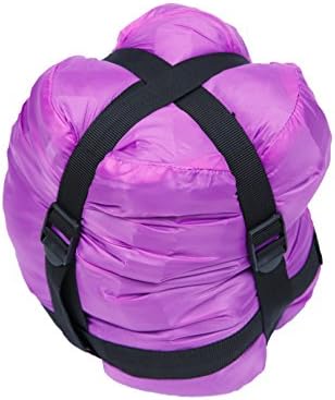 RevalCamp Sleeping Bag Compression Bag: Lightweight Violet Compression Sack For Sleeping Bag/