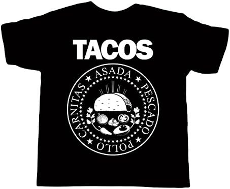 Kid's TACOS Shirt - Funny Mexican Food T-shirt Los Tacos Asada Pescado Pollo Carnitas Gift T-Shirt