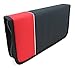 Elitexion 96 Capacity CD DVD Blu-Ray Media Folder Wallet Carrying Case - Red