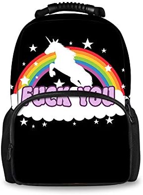 JACINTAN Teenager Girls Boys School Backpacks Ukrainian Flag Shoulder Pouch