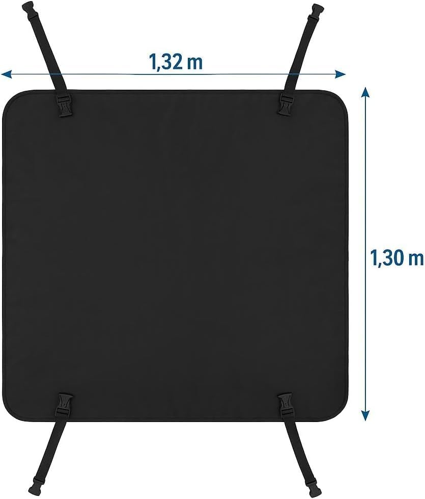 Capa Pet Impermeável para Banco de Carro 140x130cm | Protetor Banco Traseiro para Cachorro e Gato | Antiderrapante, Lavável, Universal, com Abertura para Cinto de Segurança