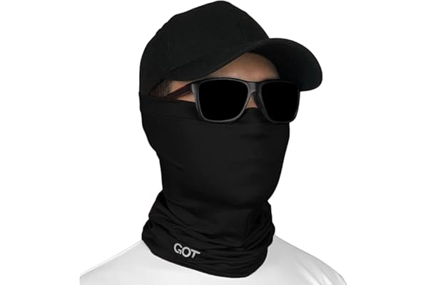 GOT Sports UPF 50+ Fishing Neck Gaiter - UV Face Mask Sun Protection for Men & Women - Camo SPF Face Cover Gator