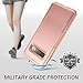 YOUMAKER Case for Galaxy S10+ Plus, Rose Gold Heavy Duty Protection Full Body Shockproof Slim Fit Without Built-in Screen Protector Cover for Samsung Galaxy S10 Plus 6.4 inch - Rose Gold/Pink