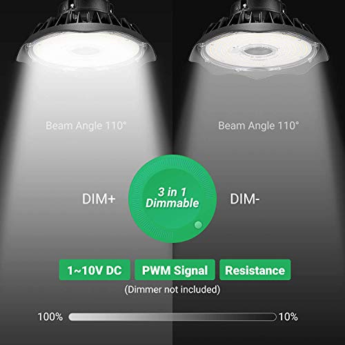 Anten LED Hallenstrahler 150W 20000Lumen 5000 Kelvin, Schutzklasse IP65 Hallenleuchte, 1~10V Dimmbar LED Strahler, AC100… – Bild 4